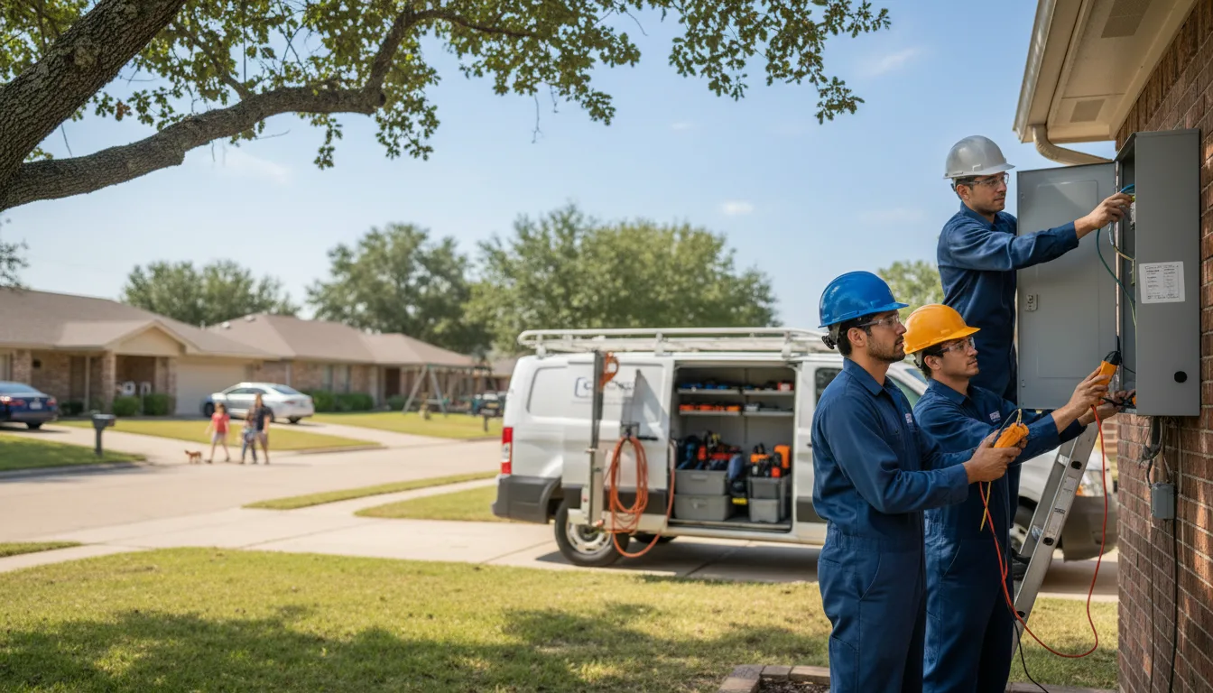 Certified electrician providing emergency electrical services in Utica, MO